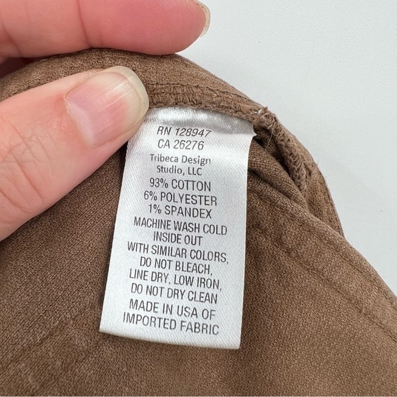 Nili Lotan Jenna Corduroy Pants in Maple Brown Size 0 - Picture 5 of 8